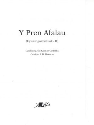 cover image of Pren Afalau, Y (Cywair Gwreiddiol D)